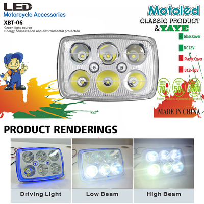 CD70 CG125 Motorcycle LED Headlight with DRL and Turn Signal