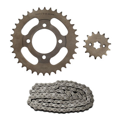 YAYE Durable 420 428 428h Sprocket Chains CG125 BAJAJ100 CD110 AX100 GN125 BM150 Motorcycle Drive Sprocket Chain Kit Sets