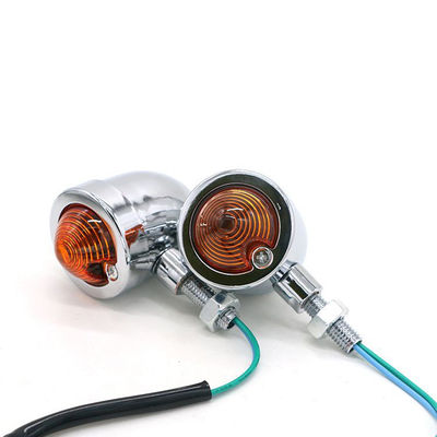 12v Vintage Old-fashioned Modification Retro Modified Motorcycles Front Turn Signal Indicator Running Brake Tail Lamp