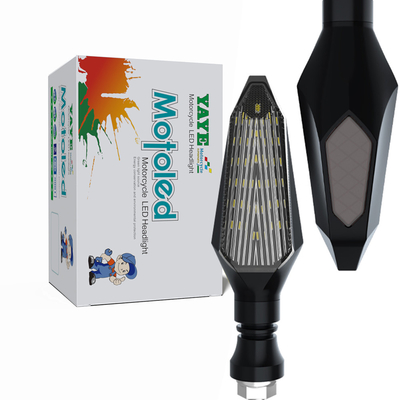 Luce di segnale di svolta LED impermeabile per motociclette universale con opzioni di colore luminoso