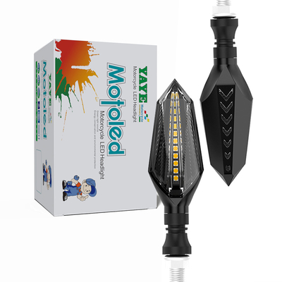 YAYE ABS PC Lampada ad acqua DC12V Motociclo LED Indicatore di segnale di svolta luce