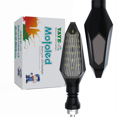 DC12V tensione impermeabile motociclo LED segnale di svolta luce 2PCS entro 120mm * 30mm