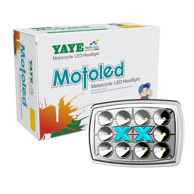 YAYE CD70 12V Far LED per motociclette con fascio basso alto DRL